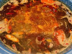 重庆原始红油现炒锅底-王歘歘·chuǎ火锅(五道营店)