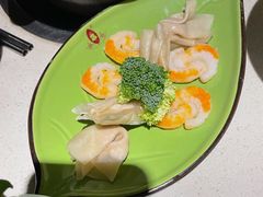 虾仁素饺-一叶一世界•素食餐厅(环球中心店)