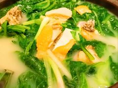 瑶柱虾干煲淋杂菜-悦景酒家(罗湖店)