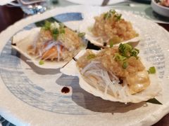 蒜蓉蒸扇贝-一本魅·日式料理