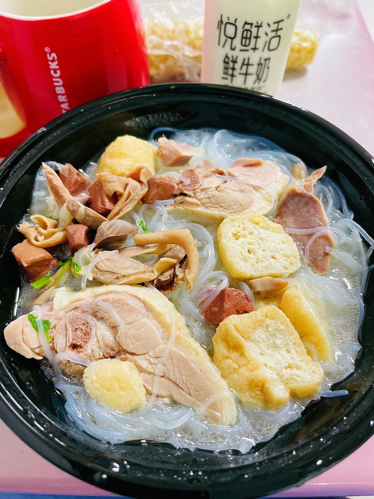 今日暖心料理:老鸭粉丝汤