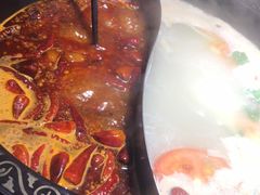 经典清汤鸳鸯锅-锅说大脸毛肚重庆老火锅(佐阾店)