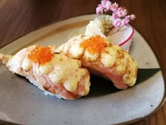 炙烧三文鱼寿司-饭町二郎日式综合茶餐(中安广场店)