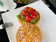 芝心牛肉汉堡-Lets burger非常汉堡·环球风味(蓝色港湾店)