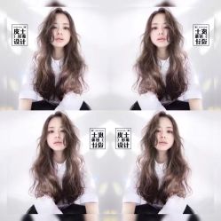 长发凌乱棕大卷浅色系-HIPSTER形象设计