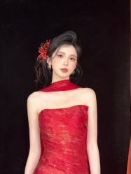-桃子造型婚纱礼服(凤起广场店)