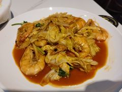 大虾烧白菜-1937青岛老味道·海肠捞饭·青岛菜(大鲍岛栈桥店)