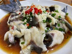 葱油有机鱼片-淳安二十八道·美食汇·淳鱼馆(阳光路店)
