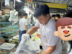 -霞涌市场海鲜摆卖区