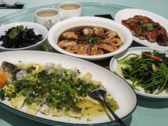 雪菜蒸海钓大黄鱼-苏先生海鲜渔庄(金桥店)