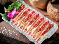 韩式水果蜜汁安格斯肥牛-韩烧牛中牛·甄选黑牛烤肉(黑金店)