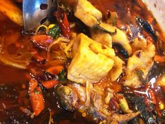 冷冻黑鱼片沸腾鱼-美达尔烧烤海鲜家常菜(泰山路店)
