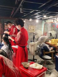 点击看大图 -T.1 hair salon烫染接发