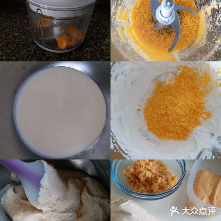 低油 低糖 巨好吃的咸蛋黄肉松奶油蛋糕！！
