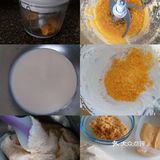 低油 低糖 巨好吃的咸蛋黄肉松奶油蛋糕！！