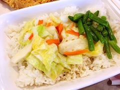 鸡腿排配饭-永和大王(赤峰路二店)