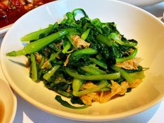 鸡毛菜炒腐衣-玫瑰厅上海菜(兴国路店)