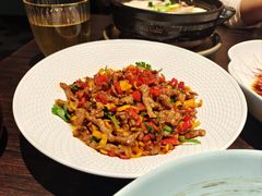 小炒黄牛肉-庐灶江南·江南菜·四合院Bistro(东直门雍和宫·原华侨宾馆店)