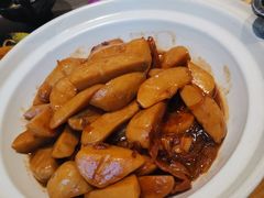 -海派美食·家宴海鲜青岛菜·石锅鲽鱼头(东方城店)