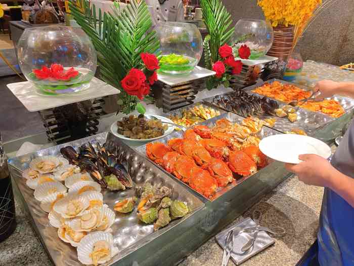 金玛国宾酒店-自助西餐厅-"一如既往的喜欢支持,遇到了活的cba 球.