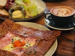 巴黎火腿鸡蛋芝士蘑菇可丽饼-RAC BAR(安福路店)