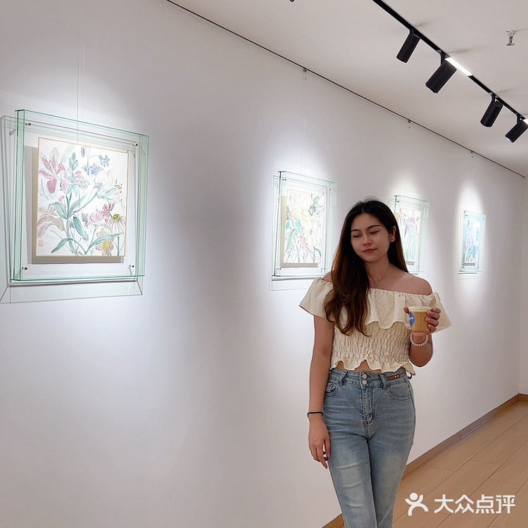 珠海！0元看夏花烂漫水墨画艺术展咖啡馆