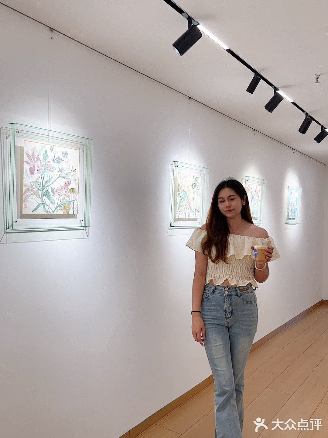 珠海!0元看夏花烂漫水墨画艺术展咖啡馆