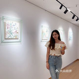 珠海!0元看夏花烂漫水墨画艺术展咖啡馆