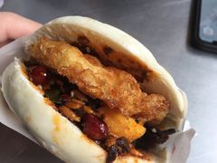 -清真马乐贝腊牛肉蛋黄菜夹馍(马蓉洒金桥店)