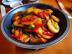 干锅土豆片-巴依老爷新疆美食(马驹桥店)