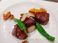 蒜香黑椒牛柳配琥珀核桃-巴黎轩(澳门巴黎人店)