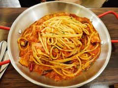 麻辣培根番茄意面-Kpasta韩式意大利面