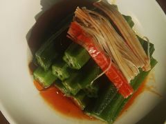 凉拌蟹棒秋葵-胖哥俩肉蟹煲(杭州下沙学林街店)