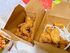 炸鸡翅一半一半-富乐满韩国正宗炸鸡韩国料理(虹泉路店)