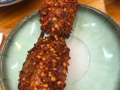 招牌秘烤鸡翅-炒豆合作社(东四总店)