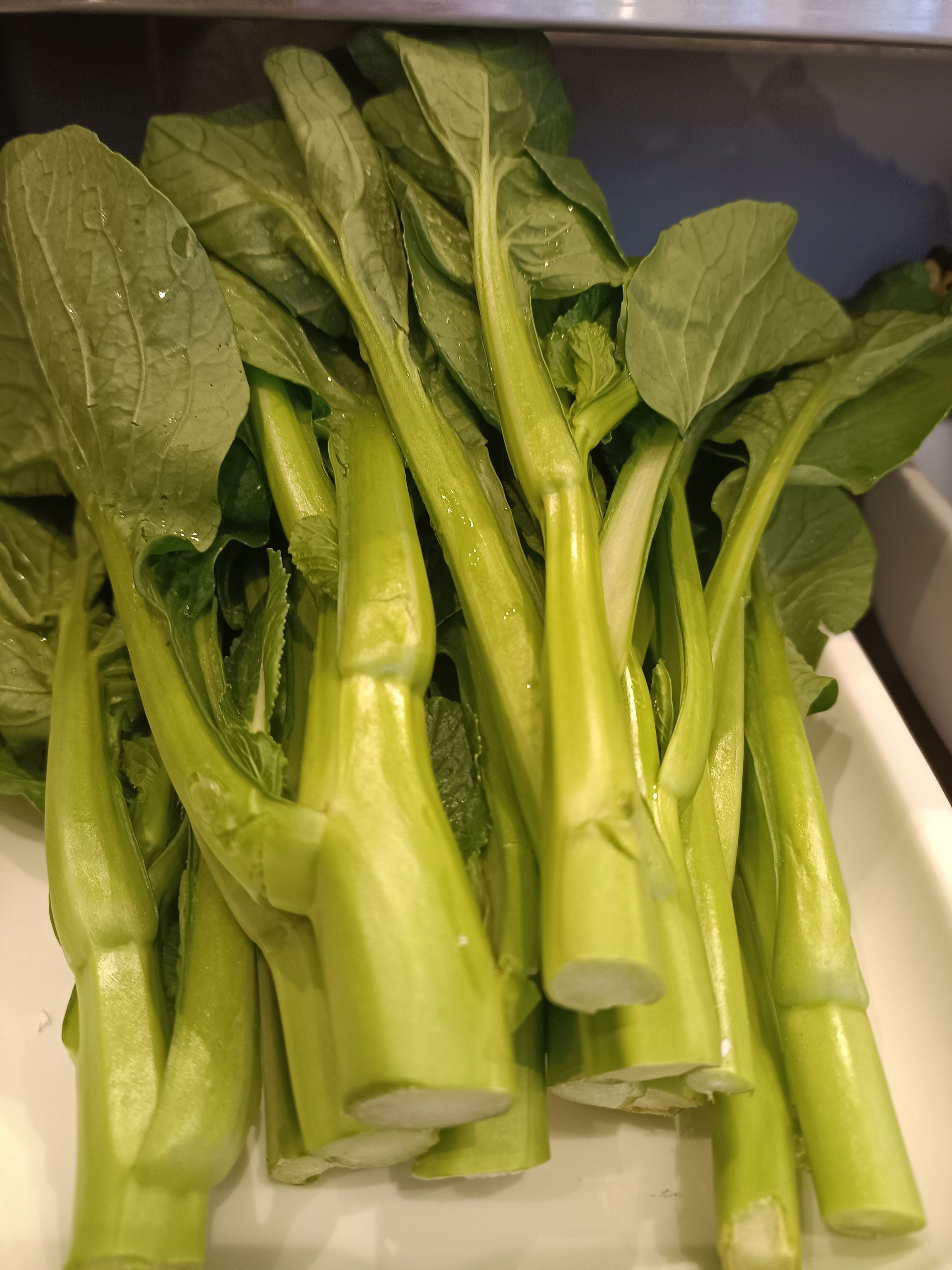 这个菜苔看着就好新鲜,好嫩.加上专业的厨