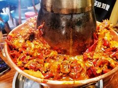 三黄鸡-超越炭火牛蛙火锅鸡(河东店)