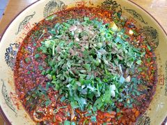 老板娘亲自拌匀的鳝丝-乐山第一家临江鳝丝(茶坊路店)