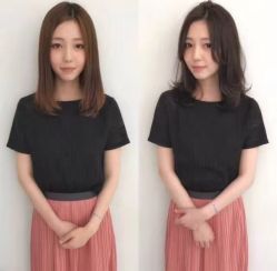 中发前后对比5度深棕-HIPSTER形象设计