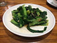 豆豉鲮鱼油麦菜-潮粥馆(长江花园店)