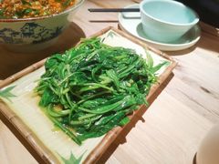 清炒藏红花苗-缘生态云南菜·野生菌庭院餐厅(华侨城店)