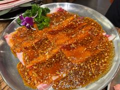 -明洞阿姨·韩式酱蟹烤肉·创意料理(三元桥店)