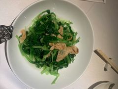 鸡毛菜炒腐衣-玫瑰厅上海菜(兴国路店)