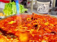 招牌辣鱿鱼五花肉煲-HOTISLAND海鸡岛·韩国料理(江南西店)