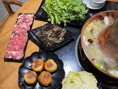 -果松木炭酸菜铜火锅·外婆参鸡汤