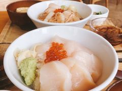 帆立貝三文魚籽丼-丼丼屋x鸟开(创纪之城五期店)
