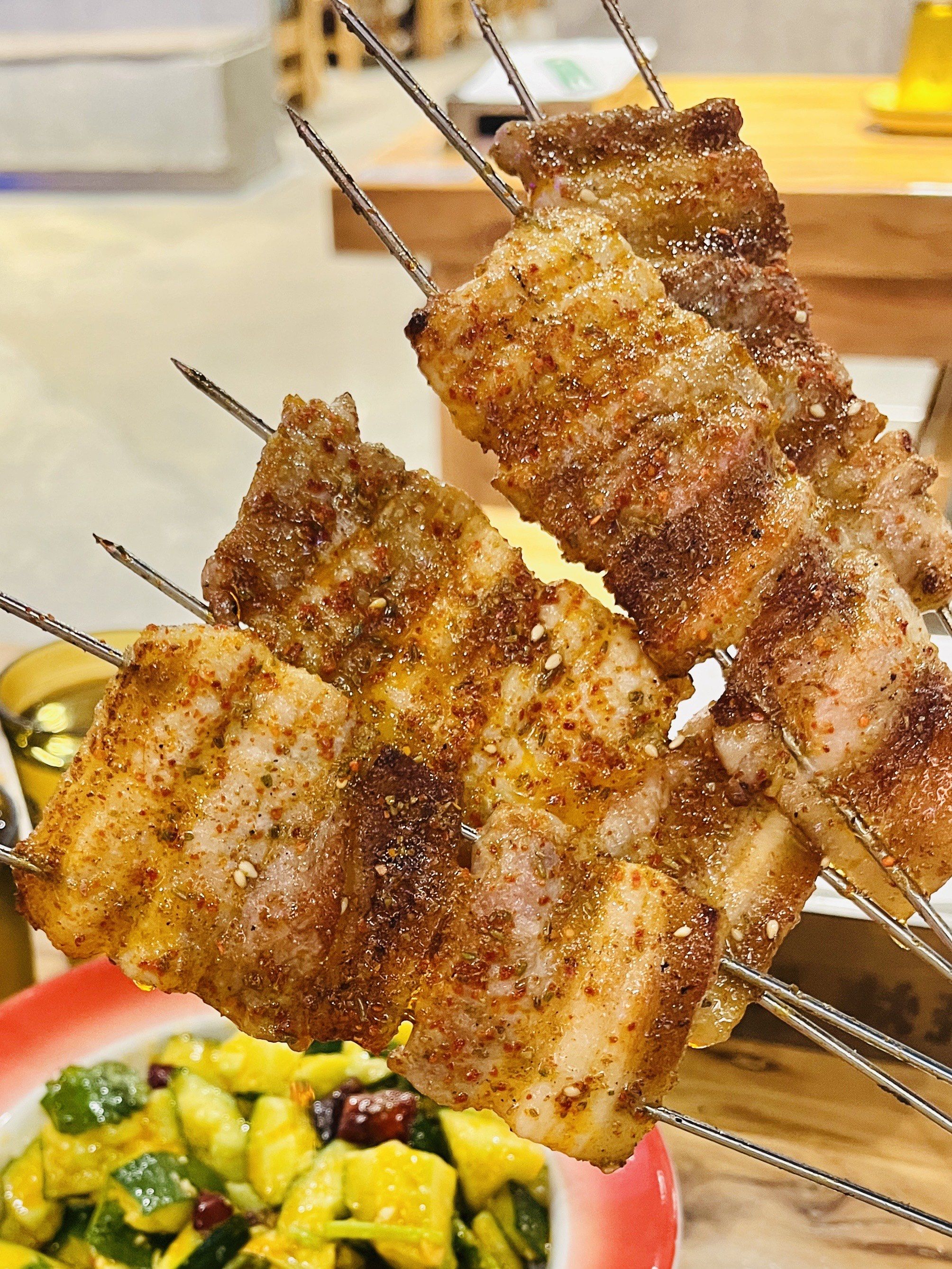 」家门口的大排档

「厚切五花肉」招牌必