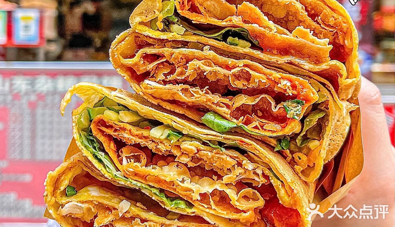 广州|10r巨满料煎饼果子‼️一整个大满足