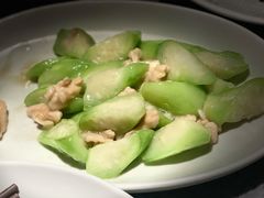 鲜核桃炒高山丝瓜-湖滨28中餐厅·西湖宴·杭州君悦酒店