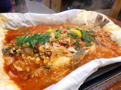 新品纸包鱼-庆峰龙虾烧烤(合肥一店)